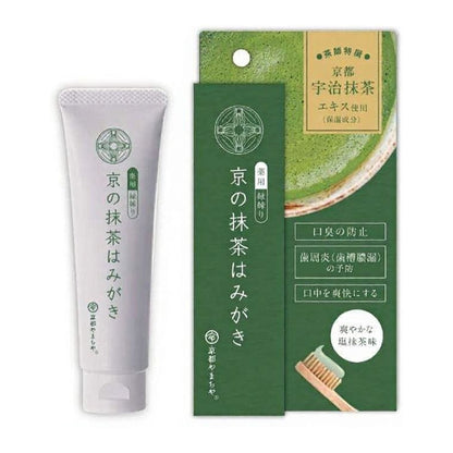 京の抹茶はみがき 薬用緑練り パッケージ